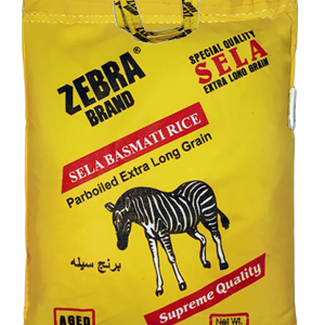 Zebra - Aged Parboiled Extra Long Basmati Rice 10lb Newest For Sale