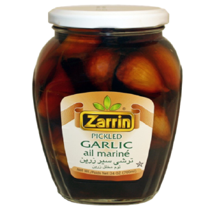 Zarrin - Pickled Garlic, Bulb 700ml (Case of 12) Clearance 100% Guaranteed