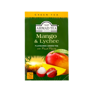 Ahmad Tea - Mango & Lychee Green Tea 20tb (Case of 6) Cheap Sale Choice