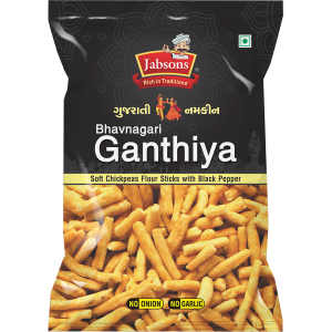 Jabsons - Namkeen, Bhavnagari Ganthiya 120g (Case of 24) 2025 New Cheap Pice
