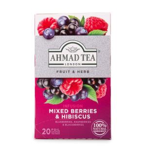 Ahmad Tea - Mixed Berries & Hibiscus Tea 20tb (Case of 6) With Paypal Low Pice