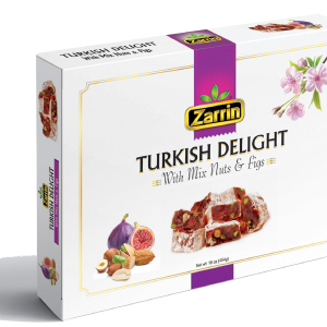 Zarrin - Turkish Delight With Mix Nuts & Figs 454g (Case of 12) Reliable Online
