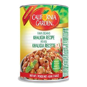 California Garden - Khaligia Recipe Fava Beans 450g (Case of 24) Clearance Pre Order