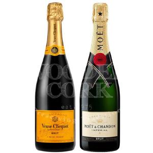 Veuve Clicquot Brut & Moet & Chandon Imperial Brut Bundle Cheap With Mastercard