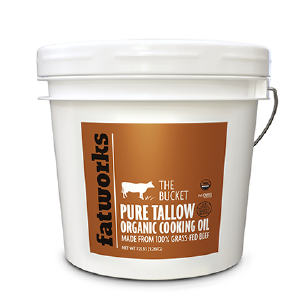 1 Gallon Organic Grass-Fed Beef Tallow Pay With Paypal Online