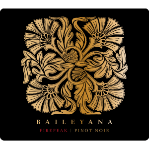 Baileyana Firepeak Edna Valley Pinot Noir 750ml Free Shipping Supply