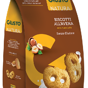 GIUSTO SENZA GLUTINE BISCOTTI AVENA CON NOCCIOLE 250 G Low Cost Cheap Pice