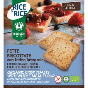 RICE&RICE FETTE BISCOTTATE CON FARINA INTEGRALE 300 G For Sale Official Site