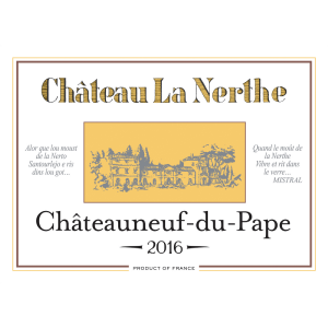 Chateau La Nerthe Chateauneuf-Du-Pape Blanc Southern Rhone White Blend 750ml Cheap Shop