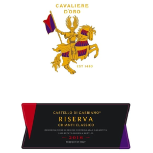 Cavaliere D'Oro Chianti Classico DOCG Riserva 750ml Authentic For Sale