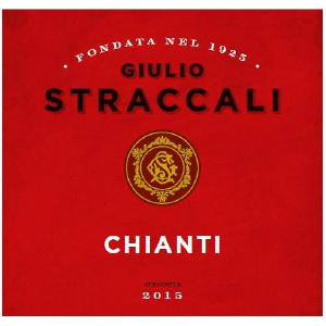 Straccali Chianti DOCG Sangiovese Blend 750ml Straw Basket Discount Countdown Package