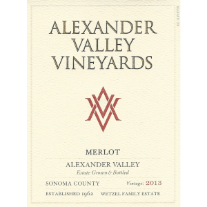 Alexander Valley Vineyards Estate Merlot 750ml Buy Cheap Fashion Style