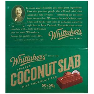 Whittakers Coconut Slab 50g - Buy the Box Buy Cheap Browse