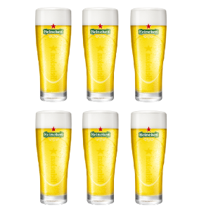 Heineken Bierglazen Ellipse - 250 ml - 6 stuks Sale Original