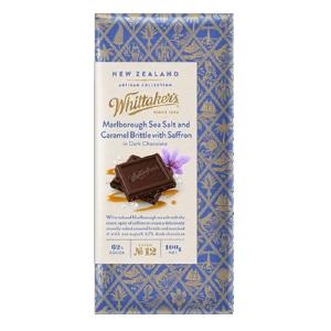 Whittakers Artisan Sea Salt and Caramel with Saffron 100g Browse