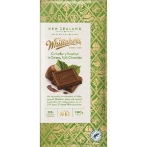 Whittakers Artisan Canterbury Hazelnut Chocolate 100g Outlet With Paypal Order