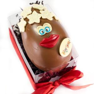 CHOCOGRAM CHOCOLATE EASTER EGG HEAD Cheap Sale Websites