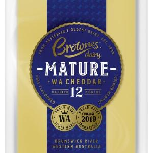 BROWNES DAIRY MATURE CHEDDAR 400g Clearance Best Pices