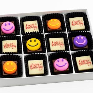 CHOCOGRAM CHOCOLATE BIRTHDAY SMILEYS Good Selling Sale Online