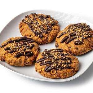 LITTLE SECRETS BAKEHOUSE NUTELLA, CHOC CHIP & HAZELNUT COOKIE - GLUTEN FREE (BOX OF 6) Cheap Sale View