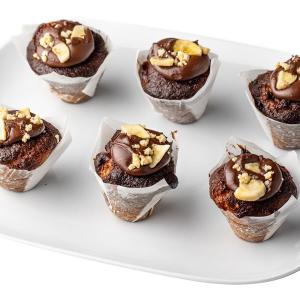 LITTLE SECRETS BAKEHOUSE COCKTAIL BANANA, HAZELNUT & NUTELLA MUFFIN - GLUTEN FREE (BOX OF 12) Cheap Sale 2025 Newest