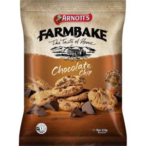Arnotts Farmbake Cookies Chocolate Chip 310g Clearance Fast Delivery