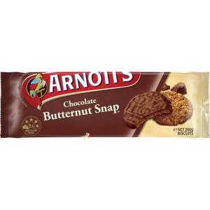 Arnotts Chocolate Biscuits Butternut Snap 200g Outlet Affordable