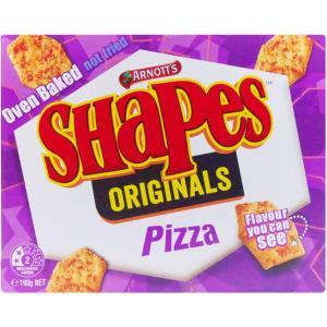 Arnotts Shapes Crackers Pizza 190g Outlet Exclusive