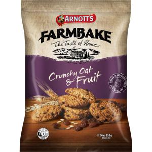 Arnotts Farmbake Cookies Crunchy Oat & Fruit 310g Outlet Locations For Sale