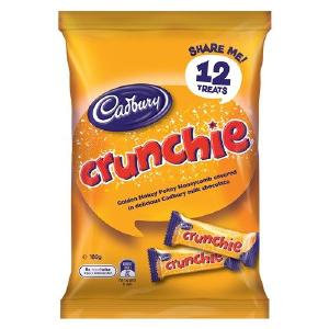Cadbury Chocolate Bar Share Pack Crunchie 12pk 180g Websites Online