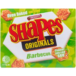 Arnotts Shapes Crackers BBQ 175g Cheap Sale Footlocker Finishline