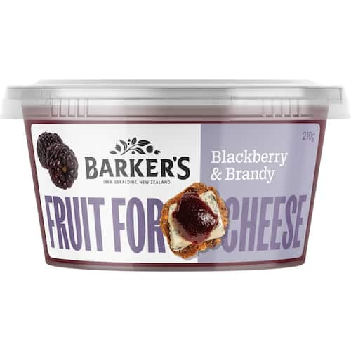 Barker's Blackberry & Brandy Fruit 210g Store Sale