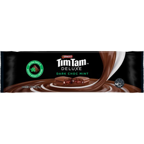 Arnott's Tim Tam Deluxe Dark Choc Mint 175g Clearance Pictures