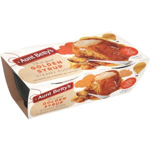Aunt Bettys Steamed Pudding Golden Syrup 2 X 95G Sale Genuine