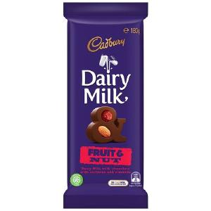 Cadbury Chocolate Block Fruit & Nut 180g Cheap Visa Payment
