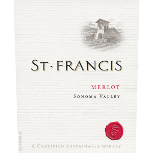 St. Francis Sonoma County Merlot 750ml Supply Sale Online