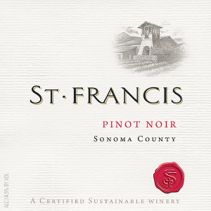 St. Francis Sonoma County Pinot Noir 750ml Cheap Pice Top Quality
