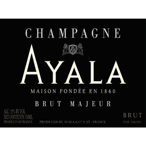 Ayala Champagne Brut Majeur Champagne Blend 750ml Clearance Factory Outlet