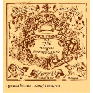 Carpano Antica Formula Vermouth 750ml Outlet Official