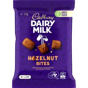 Cadbury Dairy Milk Hazelnut Bites 130g Discount Cheap Online