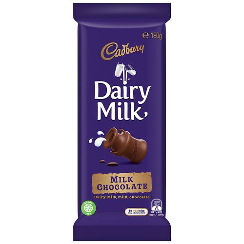 Cadbury Chocolate Block Plain 180g With Paypal Low Pice
