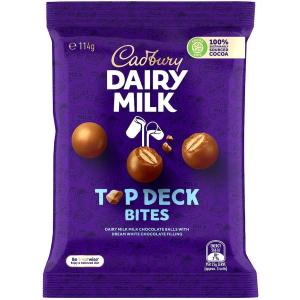 Cadbury Chocolate Top Deck Bites 114g Free Shipping View