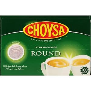 Choysa Tea Bags Round 100pk Free Shipping Sast