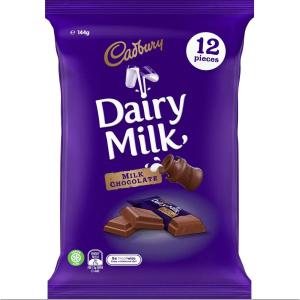 Cadbury Treat Size Individually Wrapped Chocolate 144g bag 12pk Sale Visit