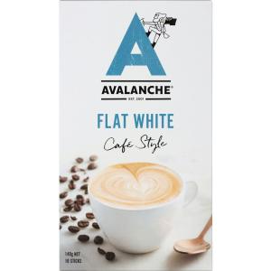 Avalanche Cafe Style Flat White 140g View For Sale