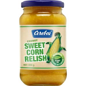 Cerebos Sweetcorn Relish 400g Outlet Great Deals