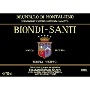 Biondi Santi Brunello Di Montalcino Sangiovese 750ml Best For Sale