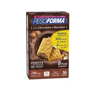 Pesoforma Biscotto Cioccolata Nocciola 16 Pezzi 33g Buy Cheap Huge Surprise