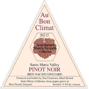 Au Bon Climat Bien Nacido Santa Maria Valley Pinot Noir 750ml Clearance Best Store To Get