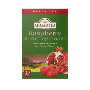 Ahmad Tea - Raspberry & Pomegranate Green Tea 20tb (Case of 6) 2025 New Cheap Online